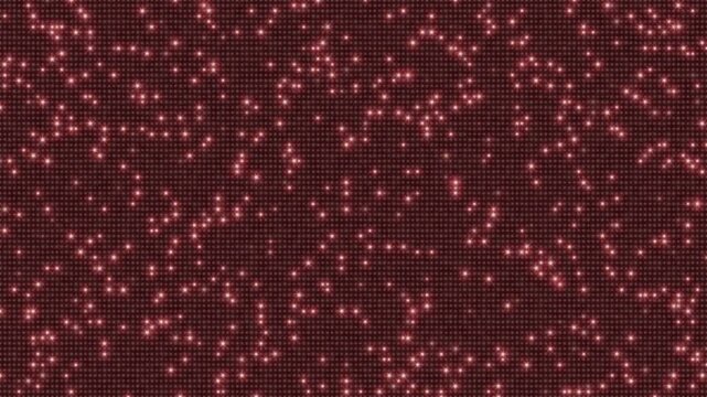 Panel de luz con destellos de color rojo