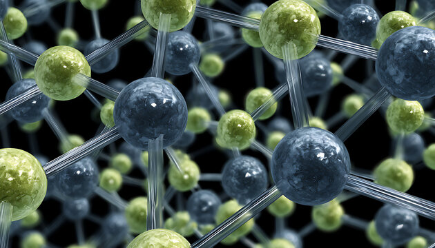 Structured Nanomaterial Atomic Lattice Bond Network