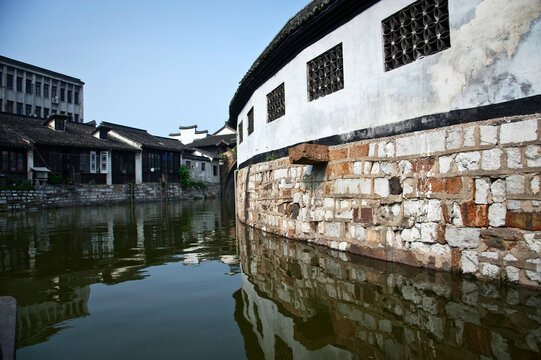 Traditional Canal Architecture in Nanxun Ancient Town, Zhejiang, China