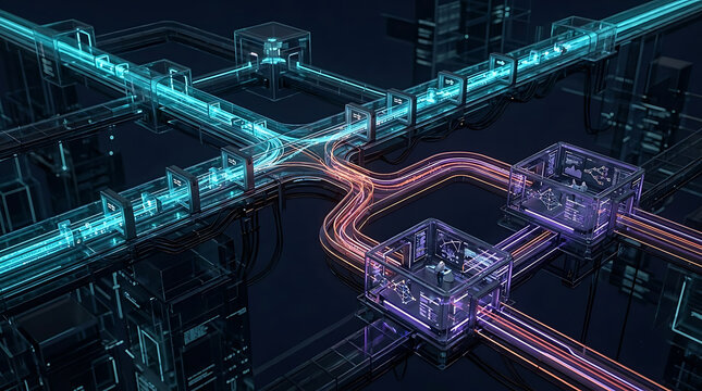 AI governance exception management system routing unusual policy cases toward specialized review while standard enterprise AI operations continue through automated controls
