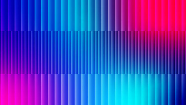 Abstract background, with vertical stripes, gradient transitions of, blue, purple, and, vibrant neon pink colors
