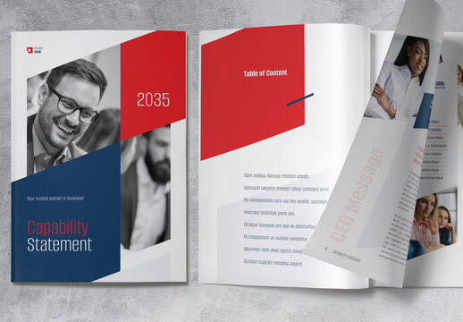 Capability Statement Business Brochure Template 