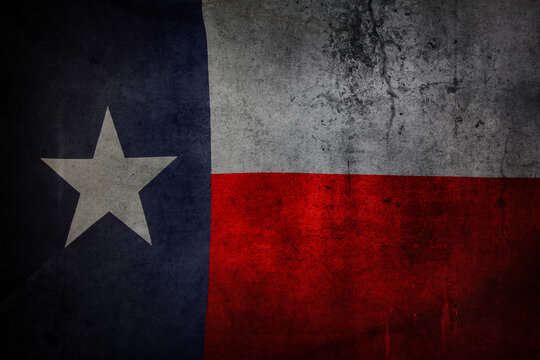 Grunge Texas flag