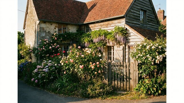 old wooden house