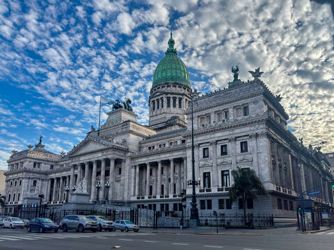 Facade of the Palace of the Argentine National Congress