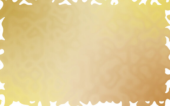 Golden brown abstract gradient background with frosted edge frame texture for card and invitation design