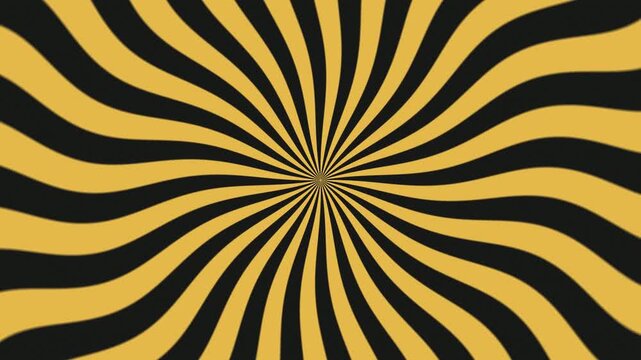 Radiating Geometric Ray Torsion Tunnel Loop Champagne Gold and Charcoal