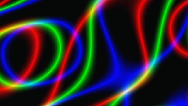 Slit-Scan Laser Chromatic Dispersion Ribbon Corridor Motion Loop