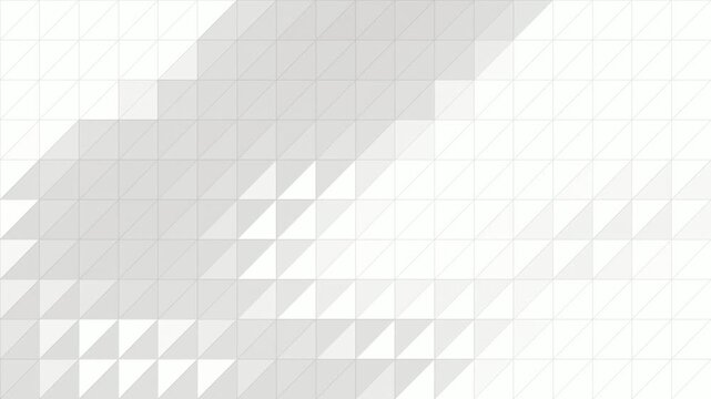 High-Key Pure White Origami Paper Geometric Tessellation Wave Loop
