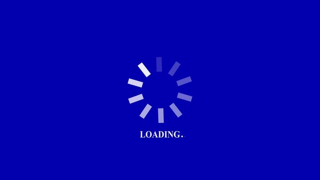 Loading animation green screen loading progress bar motion loading symbol buffering.  loading bar animation with glitch effect. Futuristic uploading progress bar animation.