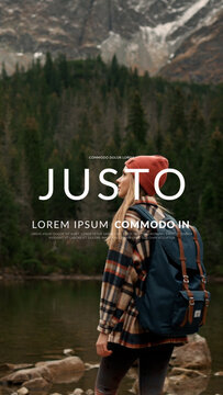 Vertical Title Card Design 03