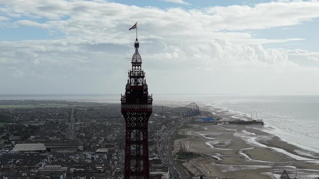 Blackpool Tower In Northwest England
