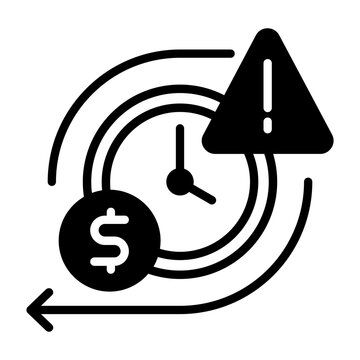 Overdue Vector Icon