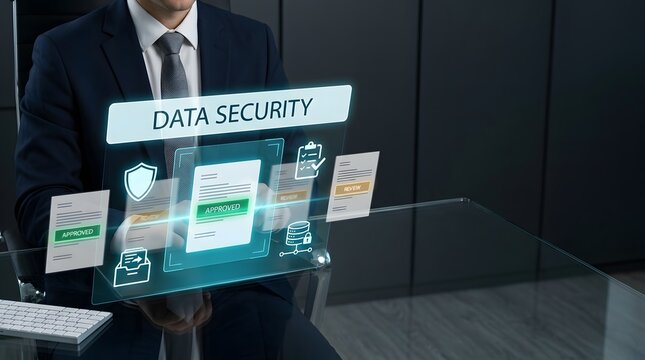 Protecting sensitive information a business professional navigating the complex world of data security