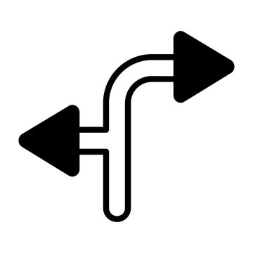 Direction Arrow Vector Icon