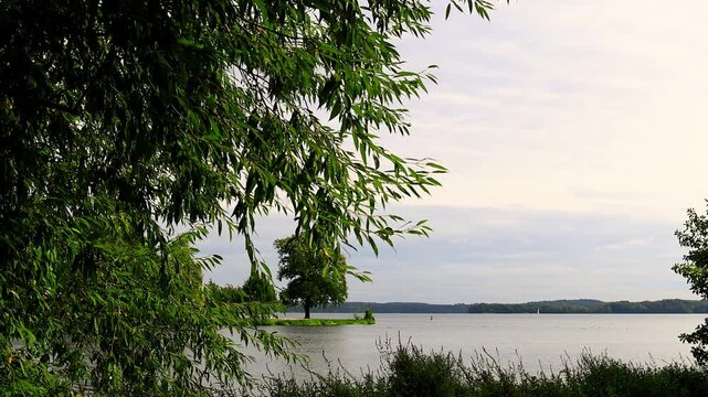 the lake of schwerin germany 4k video