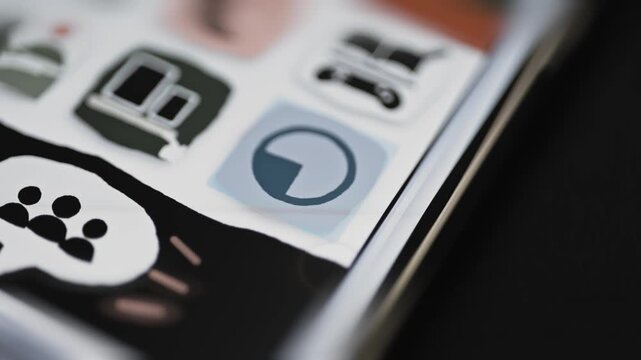 Circular time chart becomes selected on household dashboard
