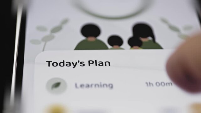 Learning plan toggle changes beside one hour target