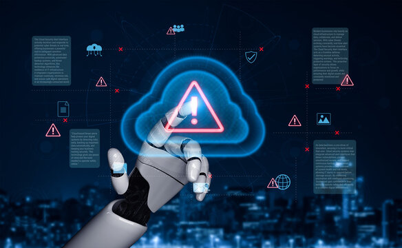 AI-driven cloud interface automatically detecting and managing cybersecurity threats, ensuring network safety and data integrity across connected systems Parse
