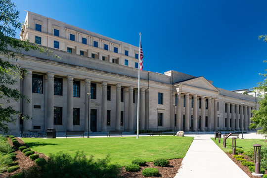 The Federal Courthouse building in Charlotte, NC