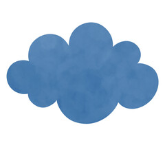 Fototapeta premium blue cloud illustration 