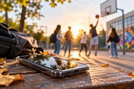 Smartphone Left Behind for Real Life