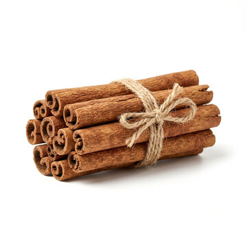 Bundle of Cinnamon Sticks Tied with Twine
