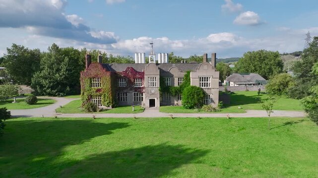 Visit South Devon and park from a drone, Newton Abbot, Devon, England, United Kingdom