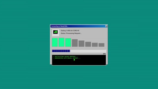 Loading with green screen