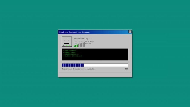 Loading with green screen