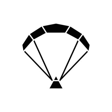 Parachute icon isolated on transparent background