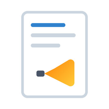 Document with blue and orange elements for presentation or report purposes.