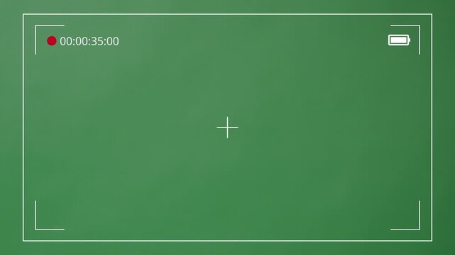 Super Movie Clapper Board Clapped By Hands On Green Screen Camera Background