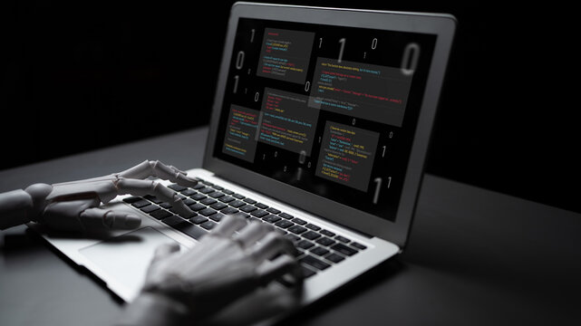 AI auditing faulty programming code, detecting anomalies, insecure logic, and suggesting corrections in a humorous and flawed code example. Latch