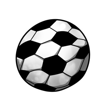 Illustration Of A Standard Soccer Sall