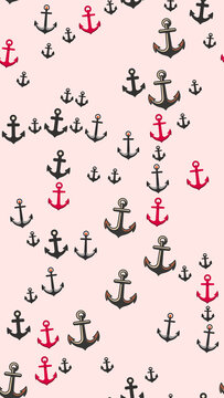 Stylized Anchor Pattern
