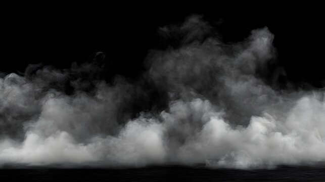 White Steam Vapor and Smoke Fog Rising for Food and Product Overlay