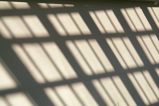 Parallel shadows cast on a textured surface