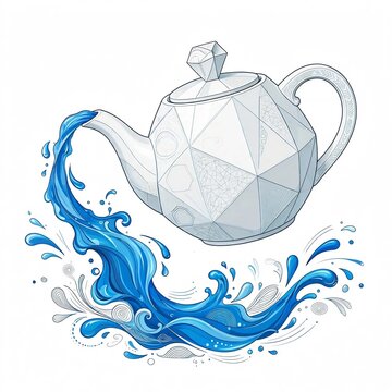 illustration of teapot