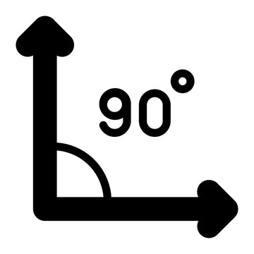 degree glyph icon