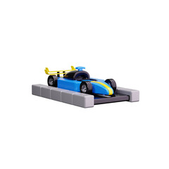 Obraz premium Formula One Car 3d render icons