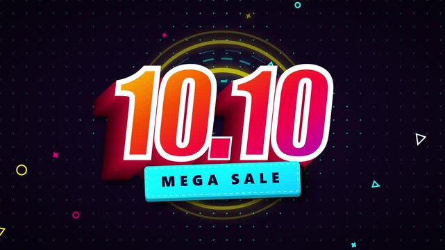 Mega Sale Promotion Motion Graphic
