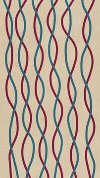 Squiggle abstract colorful background
