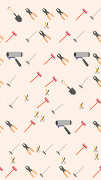 Pattern of Garden and Hand Tools
