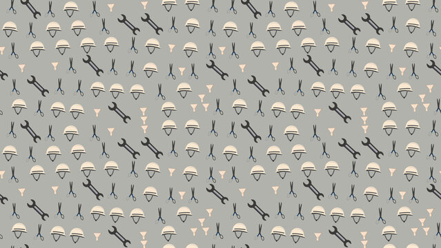 Tools and Safety Gear Pattern