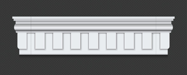 Classic Decorative Wall and Ceiling Molding Set – Elegant Crown Molding, Baseboard, and Architectural Trim Vector Collection © promaster
