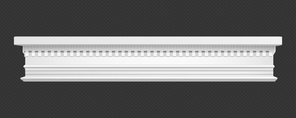 Classic Decorative Wall and Ceiling Molding Set – Elegant Crown Molding, Baseboard, and Architectural Trim Vector Collection © promaster