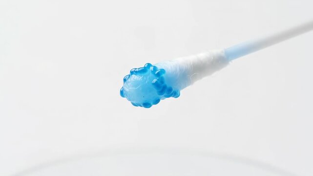 Blue biotech sample in petri dish advances patent research amid laboratory dispute analysis and scientific review of blue dye biotech patent disputes