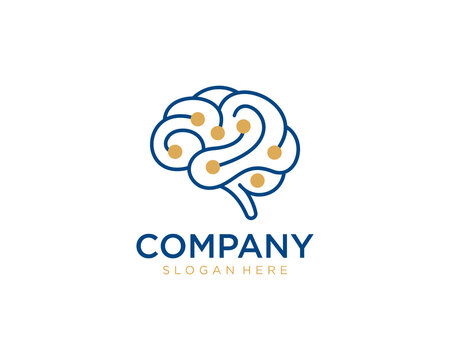 Tech brain logo