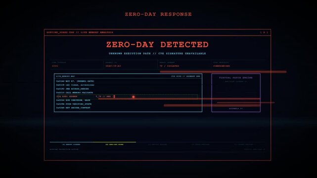 Zero day vulnerability detection and patch deployment interface